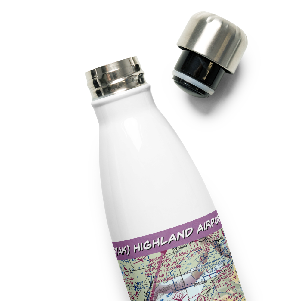 Highland Airport (47AK) VFR Sectional Water Bottle 