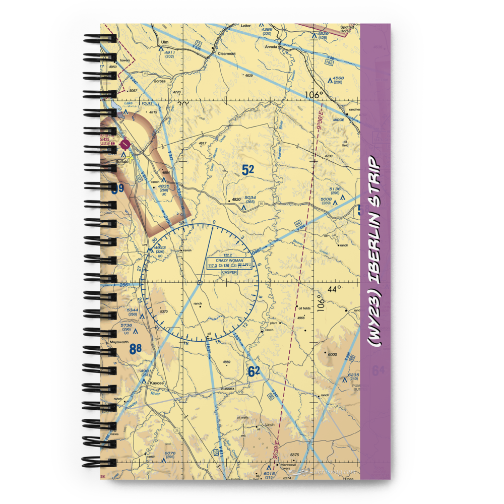 Iberlin Strip (WY23) VFR Sectional Notebook 