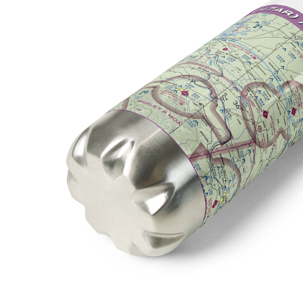 Mabry Field (47AR) VFR Sectional Water Bottle 