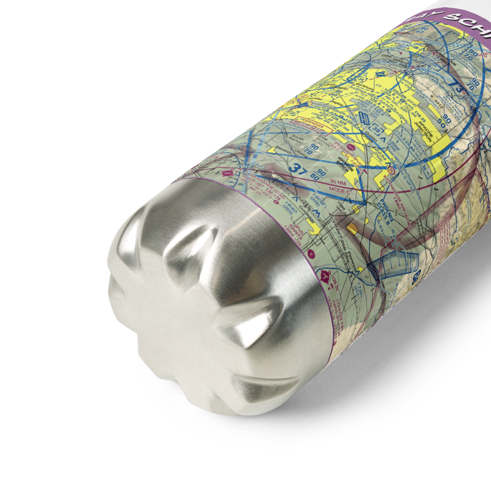 Ray Schnepf Ranch Airport (47AZ) VFR Sectional Water Bottle 