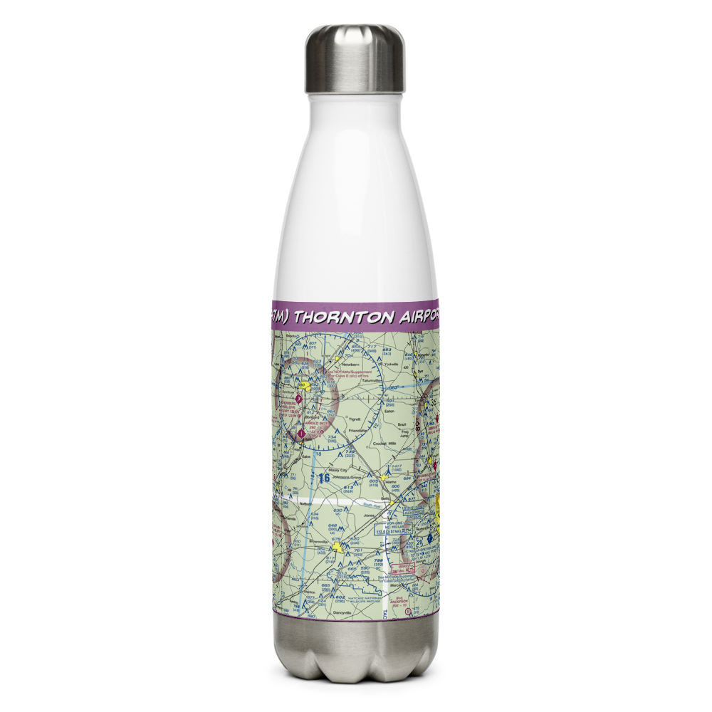Thornton Airport (47M) VFR Sectional Water Bottle 