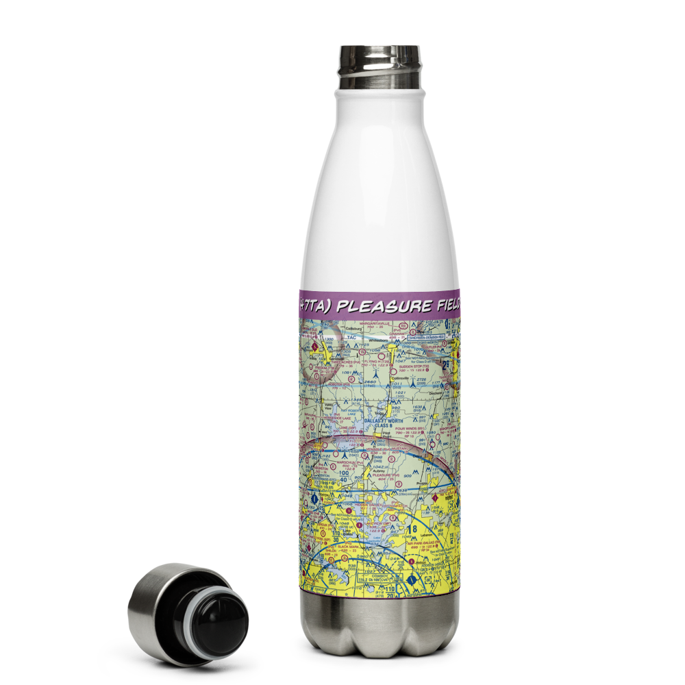 Pleasure Field (47TA) VFR Sectional Water Bottle 