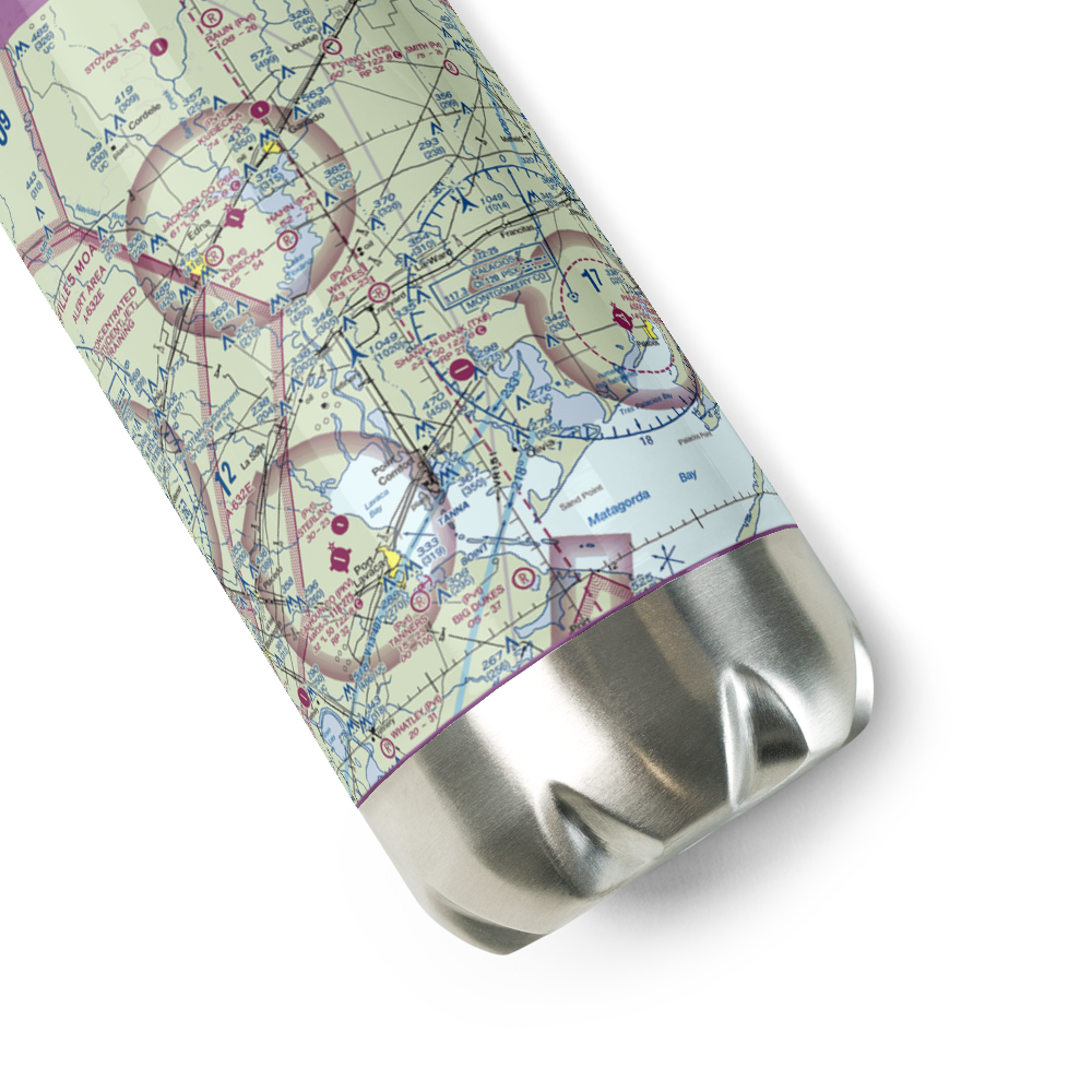 Whites Airport (47TE) VFR Sectional Water Bottle 