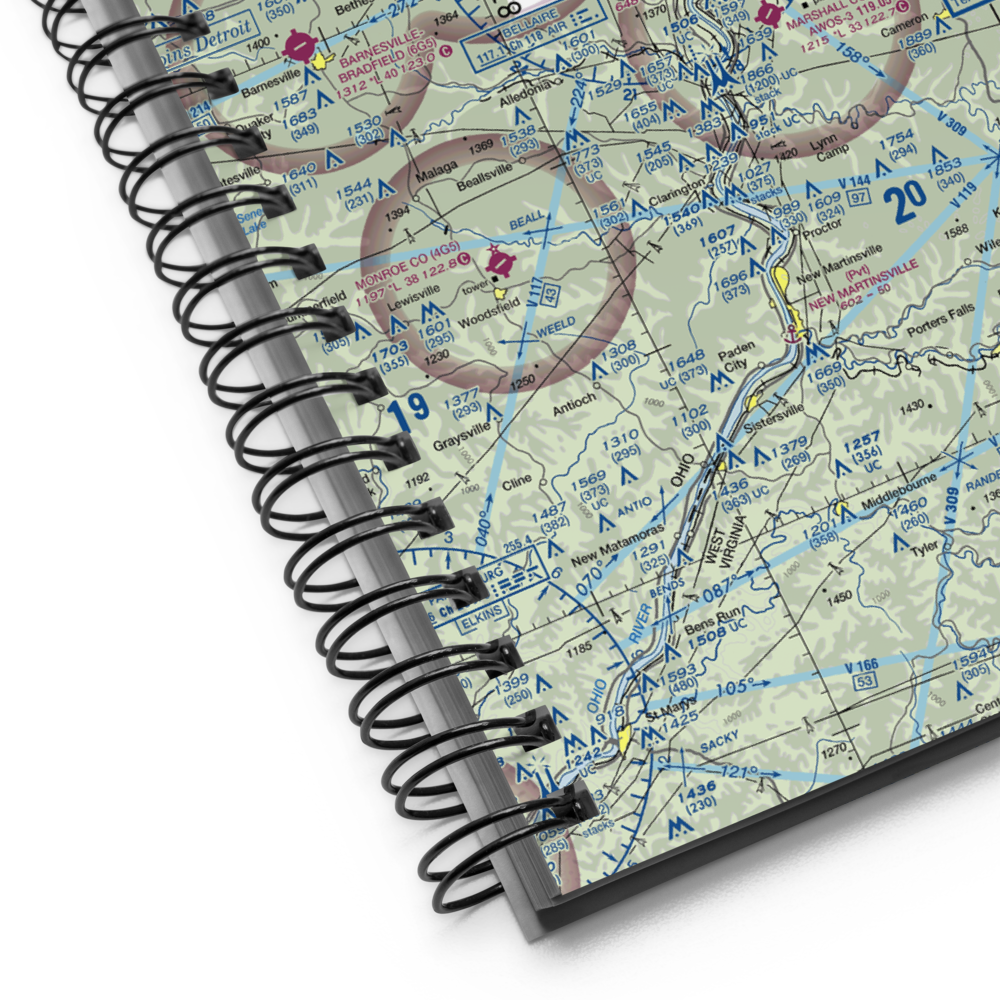 Glendale Fokker Field (WV66) VFR Sectional Notebook 