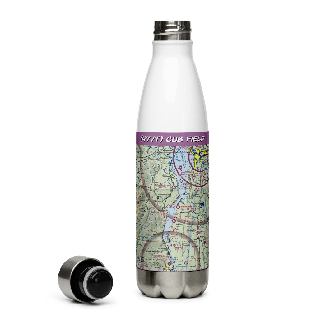 Cub Field (47VT) VFR Sectional Water Bottle 