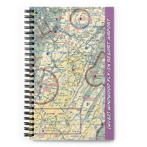 Windwood Fly-In Resort Airport (WV62) VFR Sectional Notebook