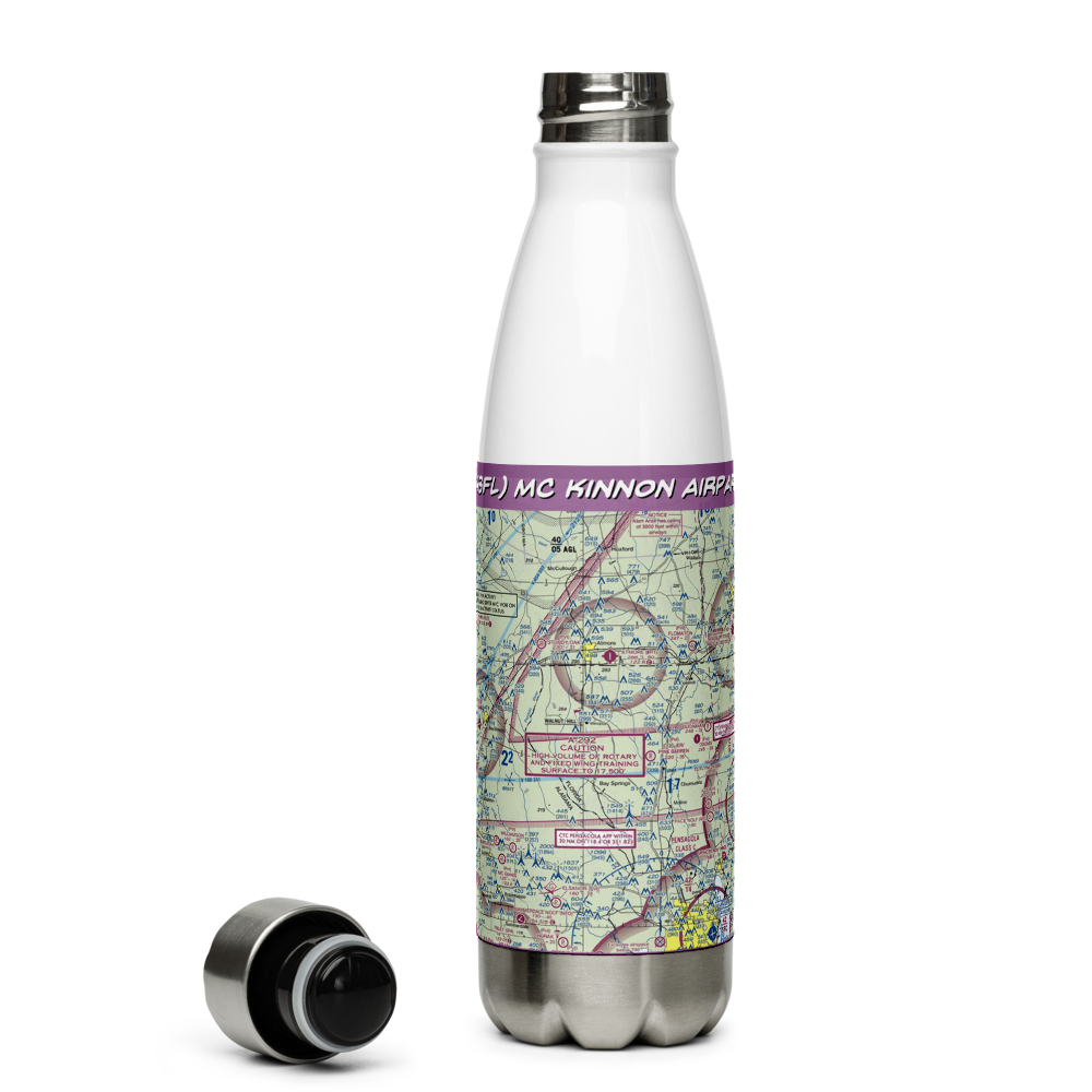 Mc Kinnon Airpark (48FL) VFR Sectional Water Bottle 