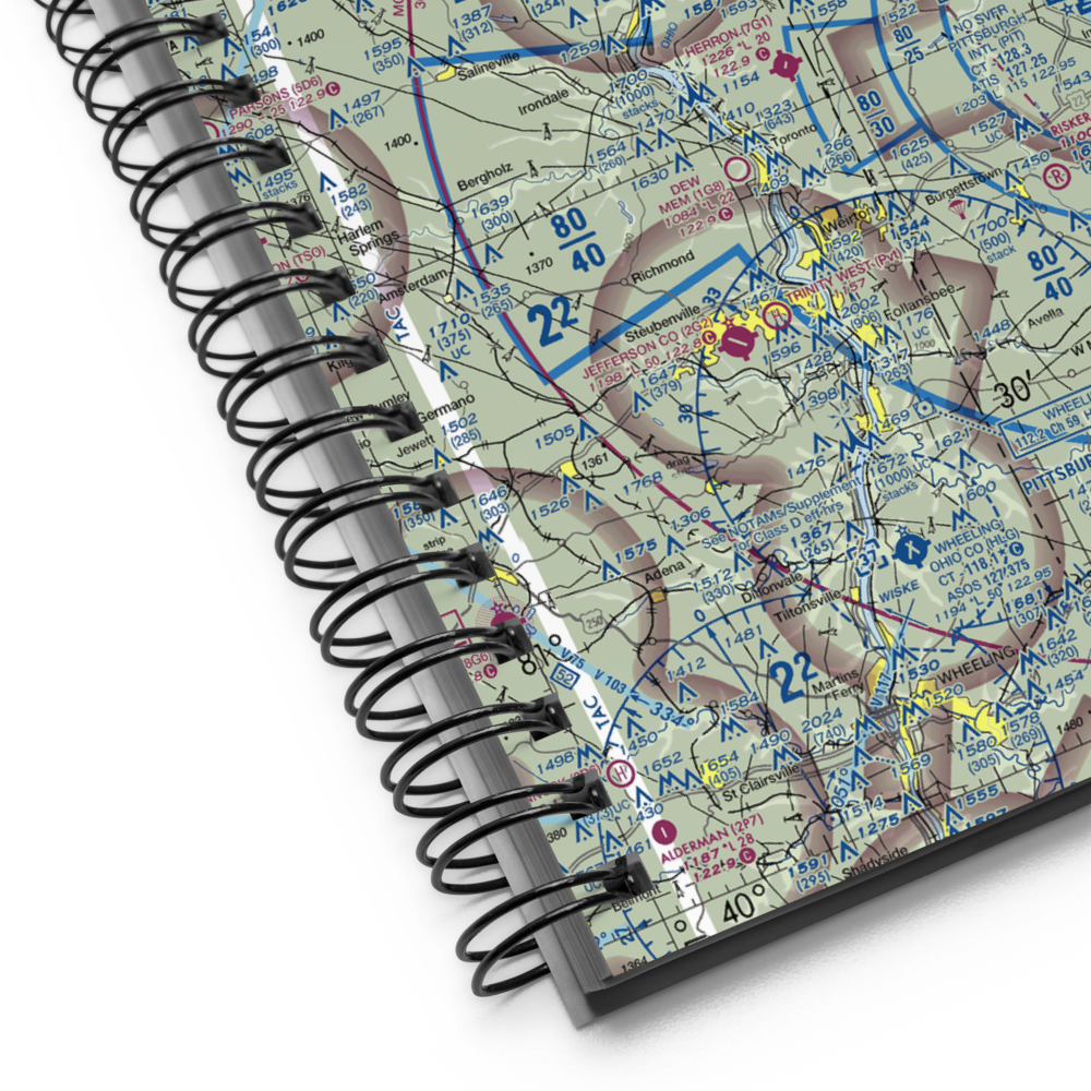 East Liverpool Seaplane Base (WV41) VFR Sectional Notebook 