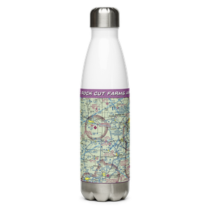 Rock Cut Farms Airport (48LL) VFR Sectional Water Bottle