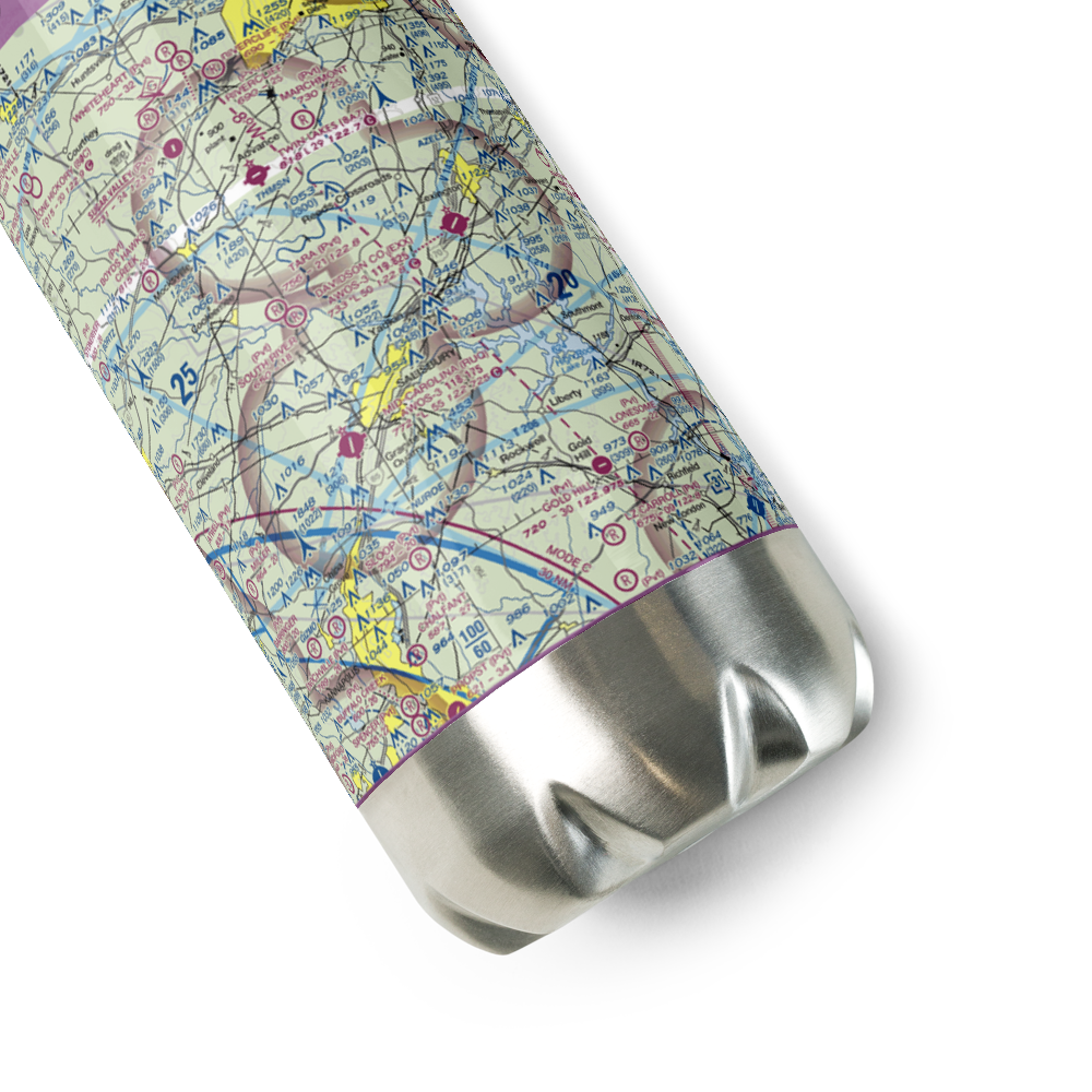 Morrison Field (48NC) VFR Sectional Water Bottle 