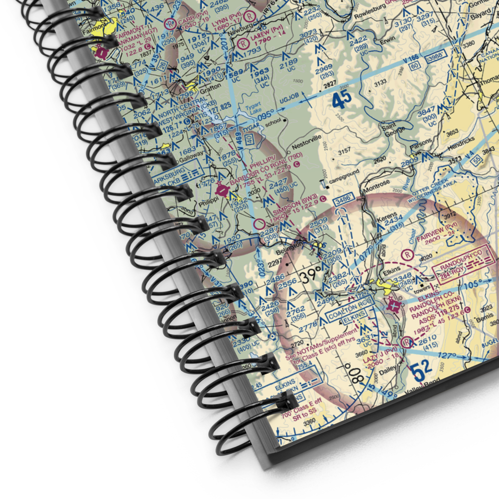 Moore Field (WV19) VFR Sectional Notebook 