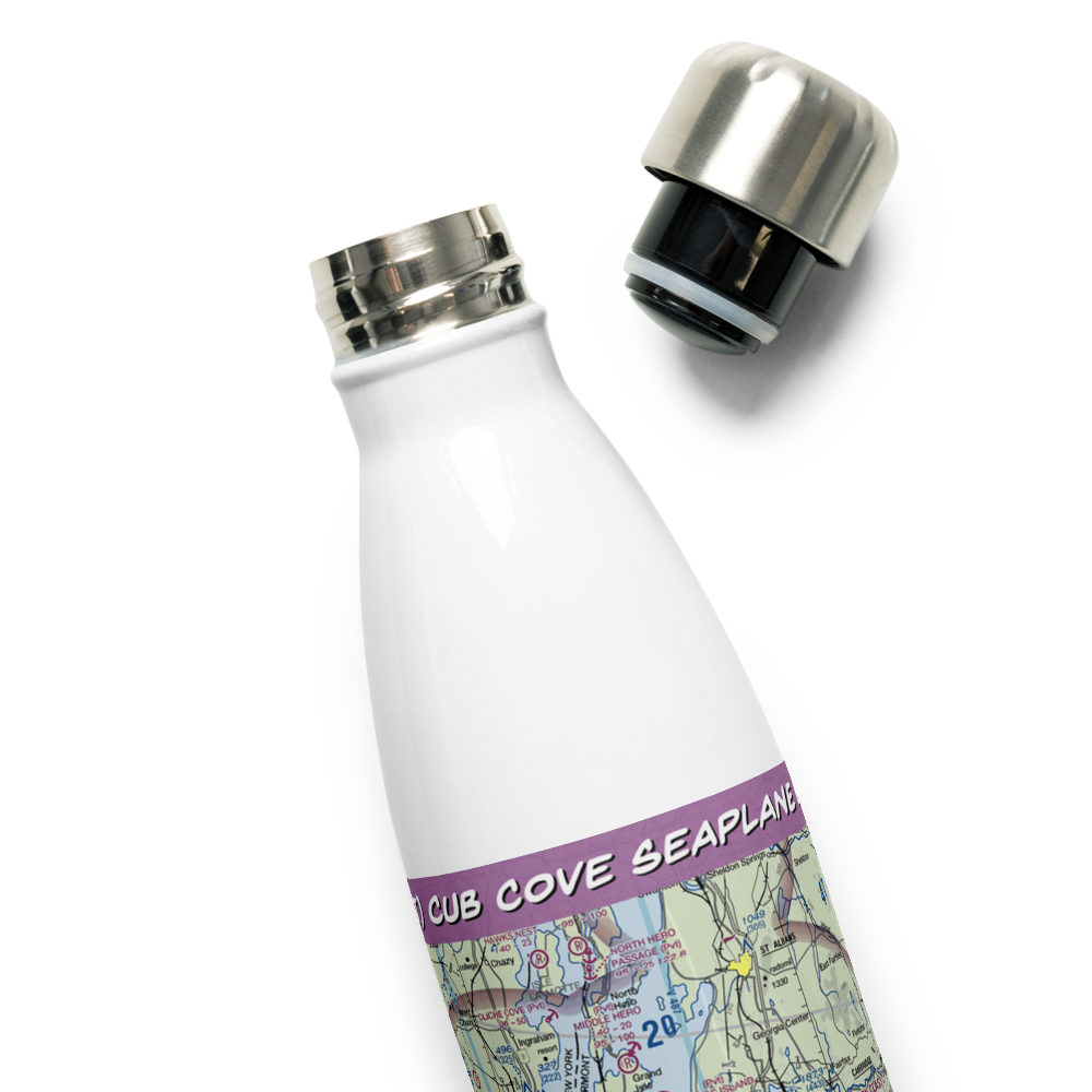 Cub Cove Seaplane Base (48VT) VFR Sectional Water Bottle 