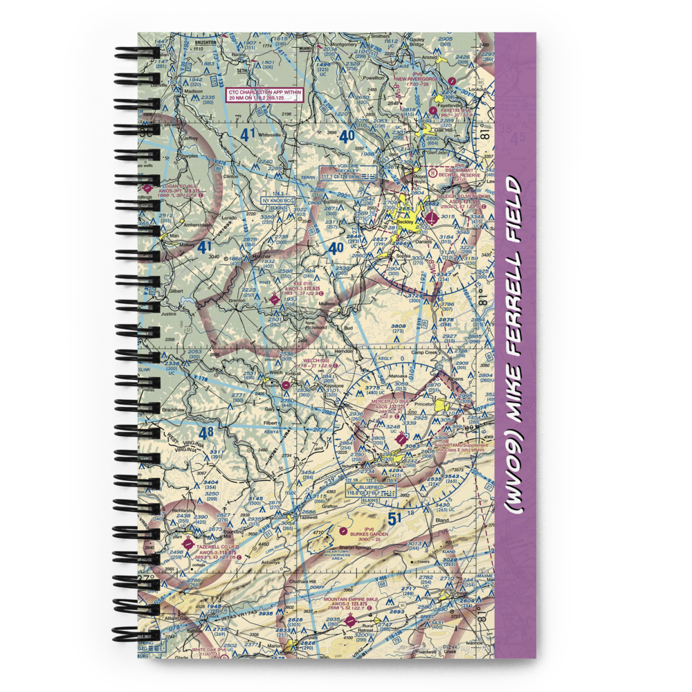 Mike Ferrell Field (WV09) VFR Sectional Notebook 