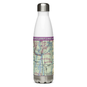 Secluded Lake Airport (49AK) VFR Sectional Water Bottle