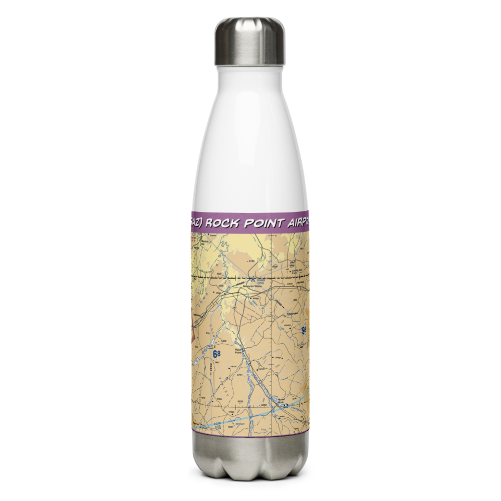 Rock Point Airport (49AZ) VFR Sectional Water Bottle 