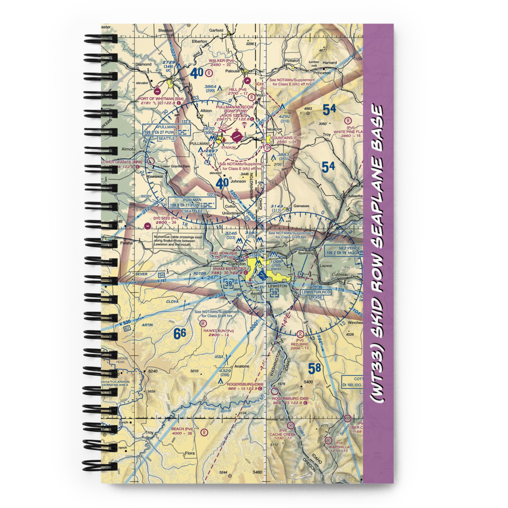 Skid Row Seaplane Base (WT33) VFR Sectional Notebook 