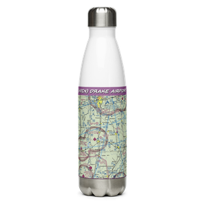 Drake Airport (49IN) VFR Sectional Water Bottle