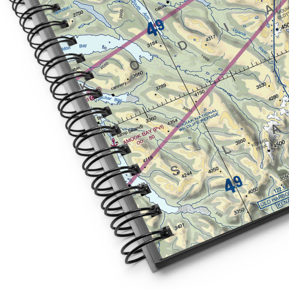 San Juan /Uganik/ Seaplane Base (WSJ) VFR Sectional Notebook 