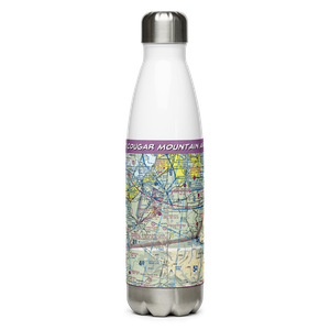 Cougar Mountain Airfield (49WA) VFR Sectional Water Bottle