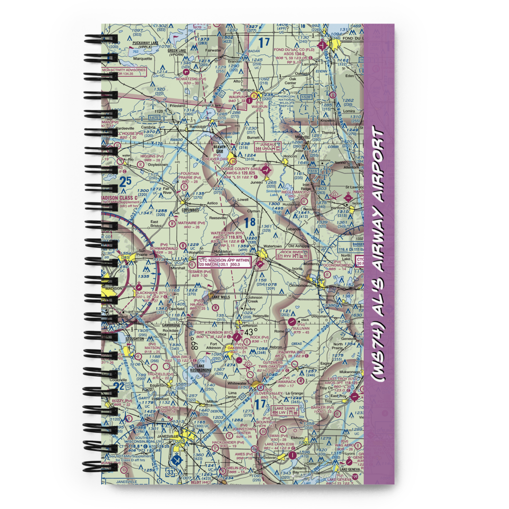 Al's Airway Airport (WS74) VFR Sectional Notebook 