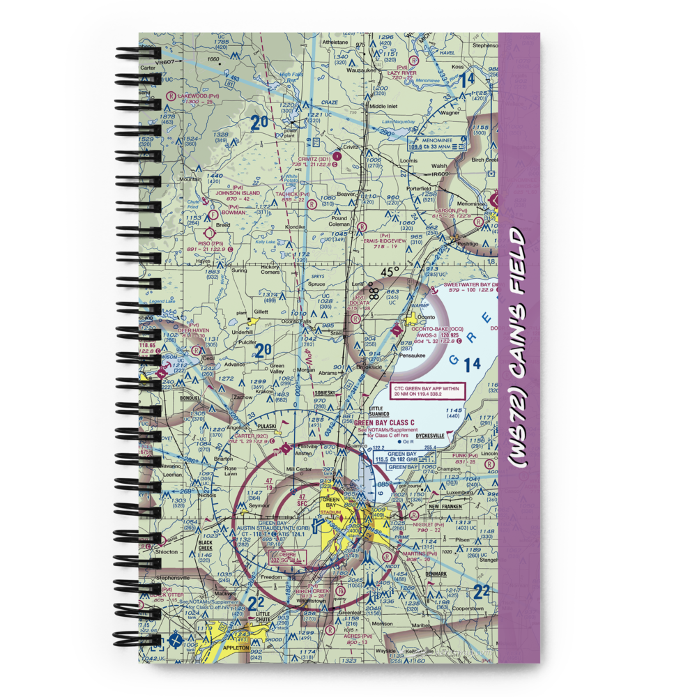 Cain's Field (WS72) VFR Sectional Notebook 
