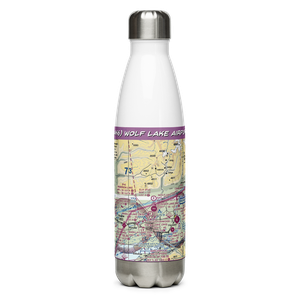 Wolf Lake Airport (4AK6) VFR Sectional Water Bottle