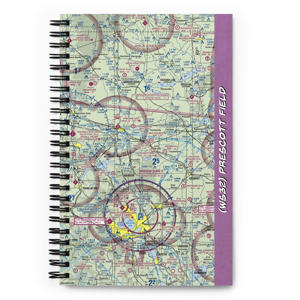 Prescott Field (WS32) VFR Sectional Notebook 