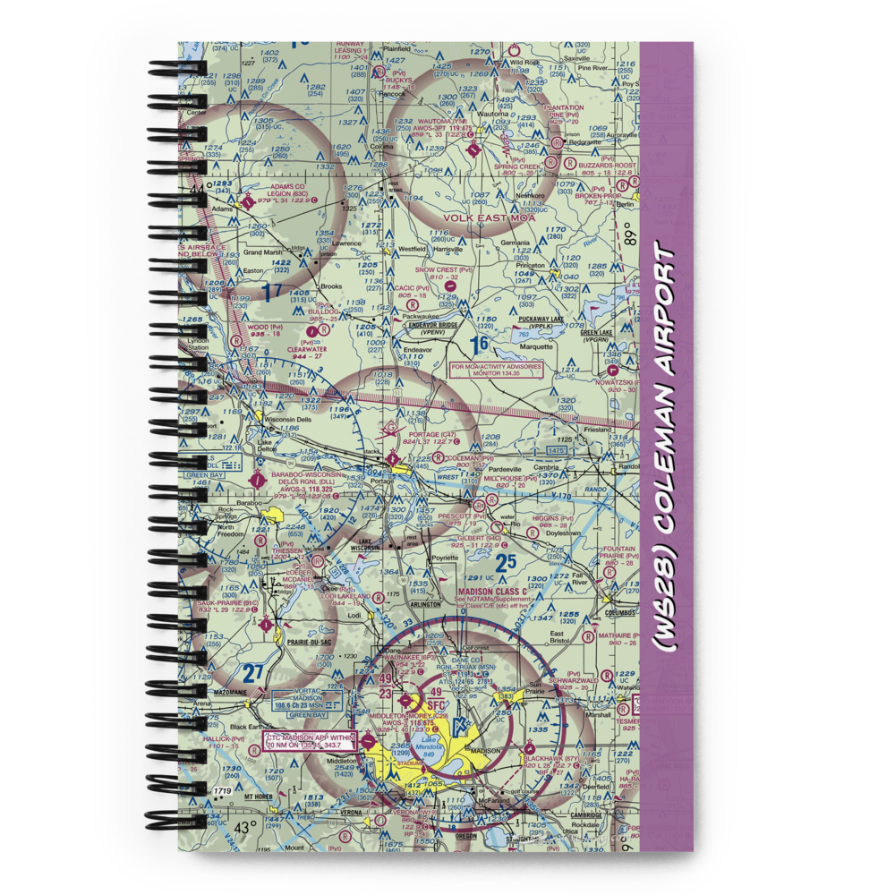 Coleman Airport (WS28) VFR Sectional Notebook 