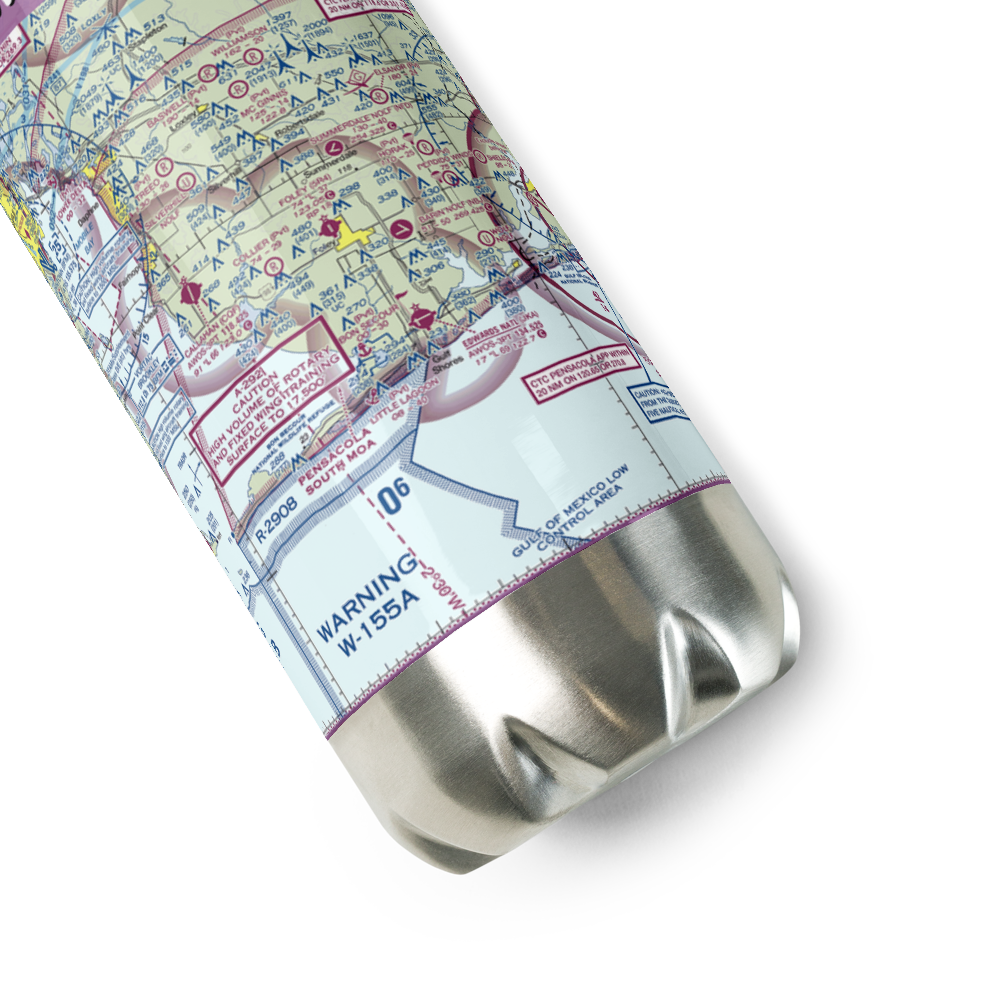 Irwin Farms Airport (4AL2) VFR Sectional Water Bottle 