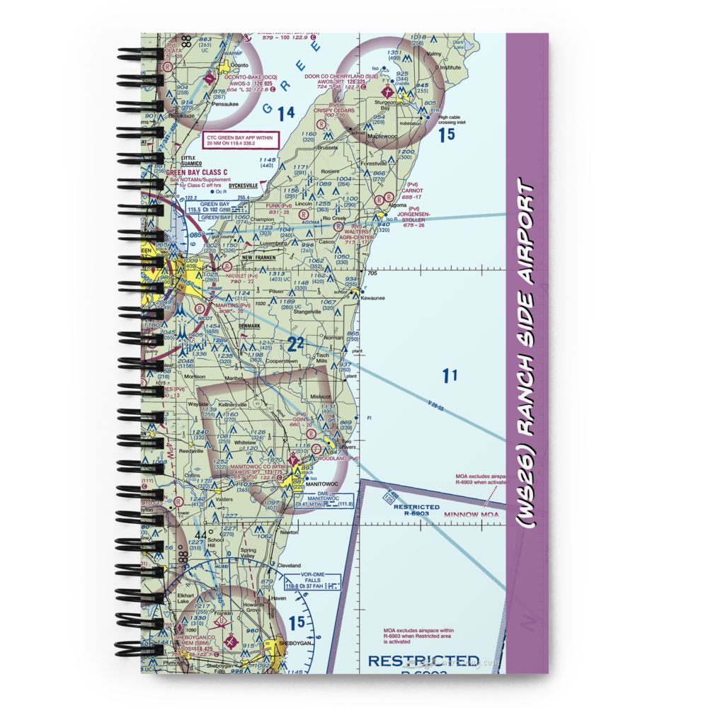 Ranch Side Airport (WS26) VFR Sectional Notebook 