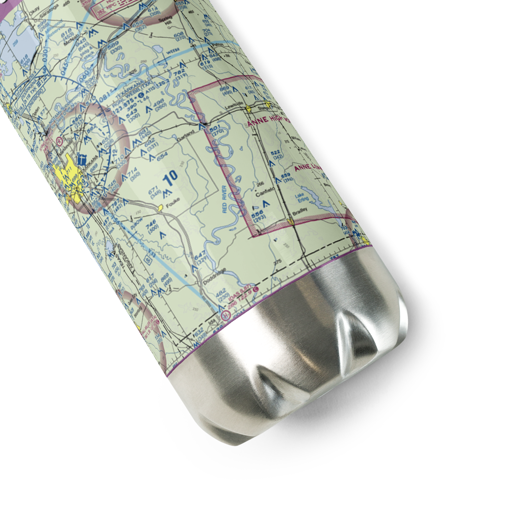 Reed-Joseph Land Co. Airport (4AR4) VFR Sectional Water Bottle 