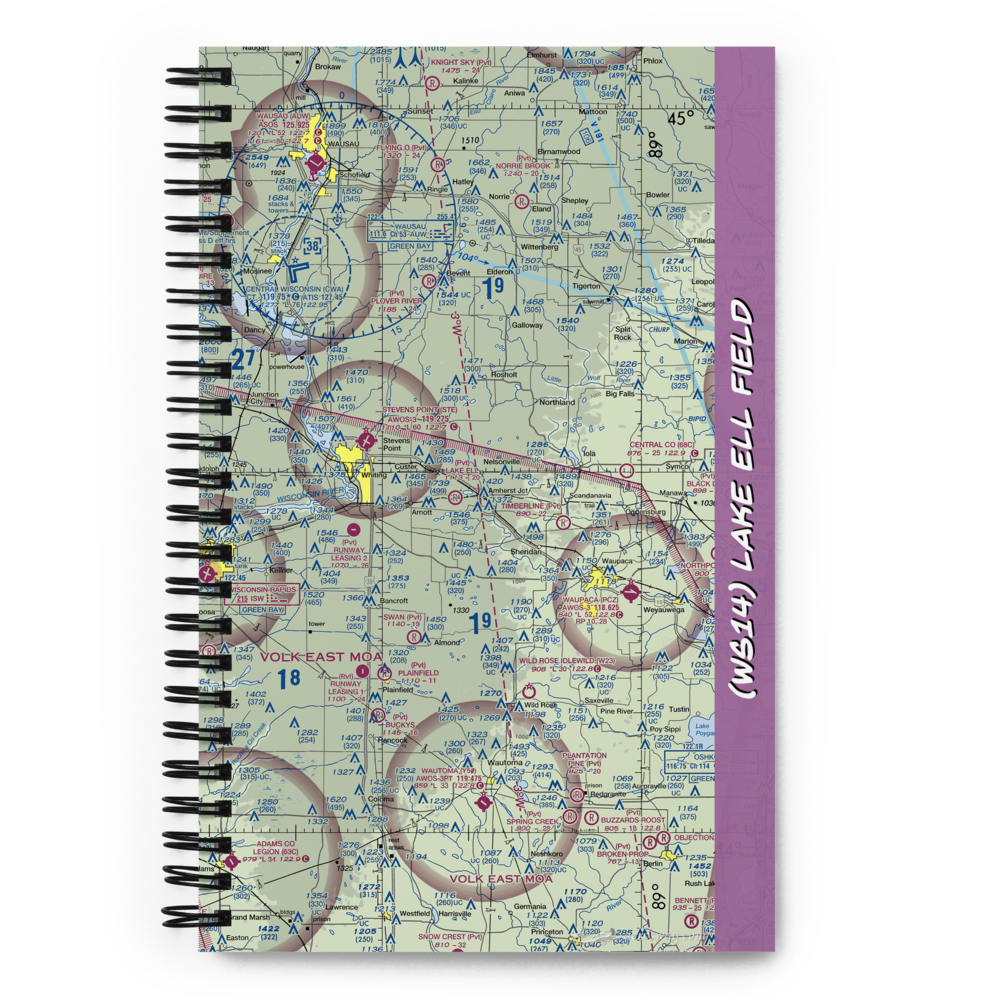 Lake Ell Field (WS14) VFR Sectional Notebook 
