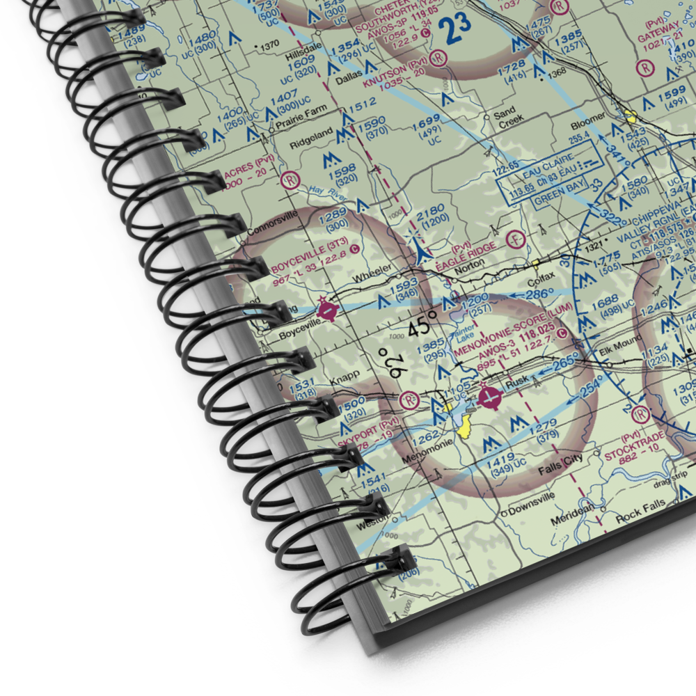 Cloud Dancer Private Airport (WS13) VFR Sectional Notebook 