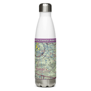 Worth James Ranch Airport (4AR7) VFR Sectional Water Bottle
