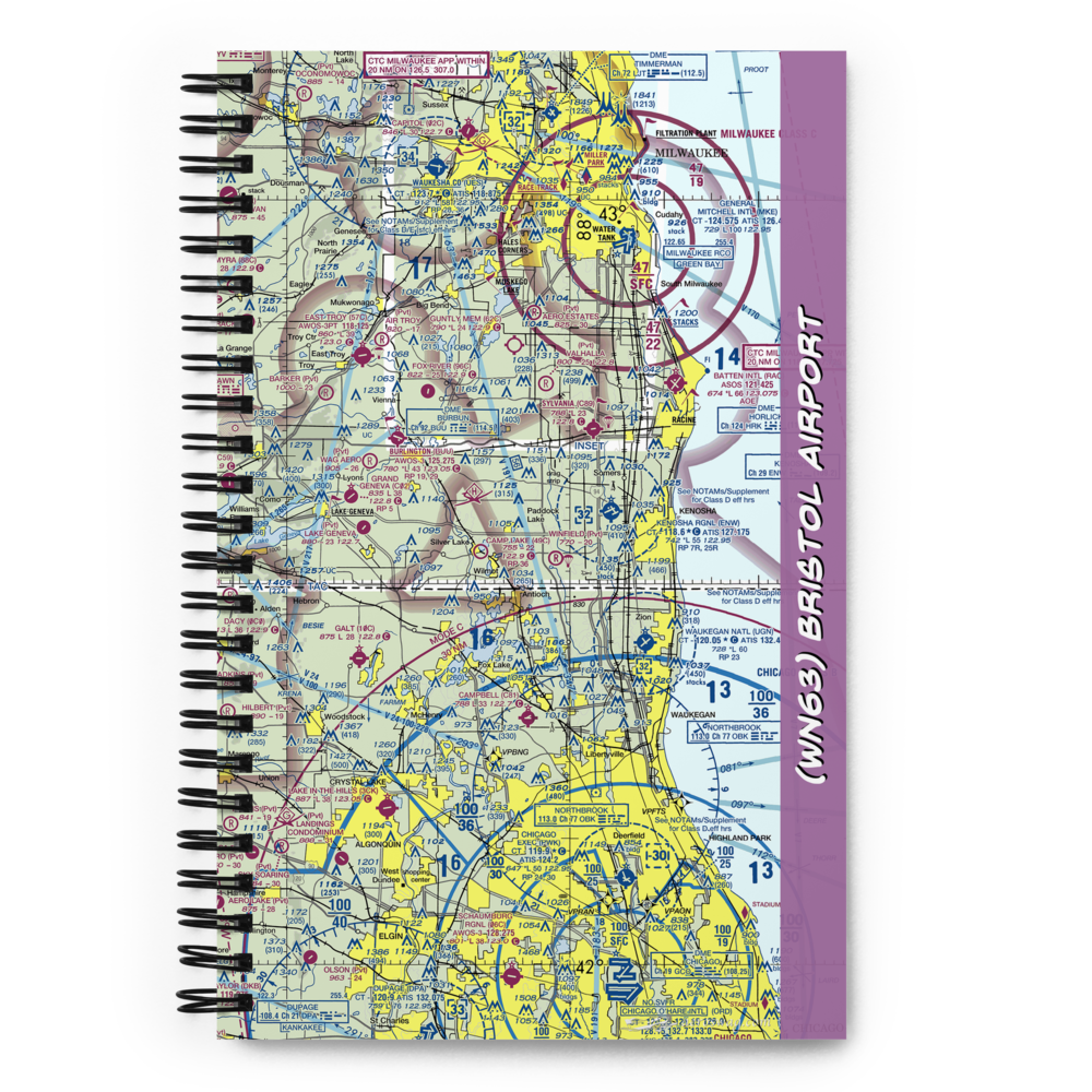 Bristol Airport (WN63) VFR Sectional Notebook 