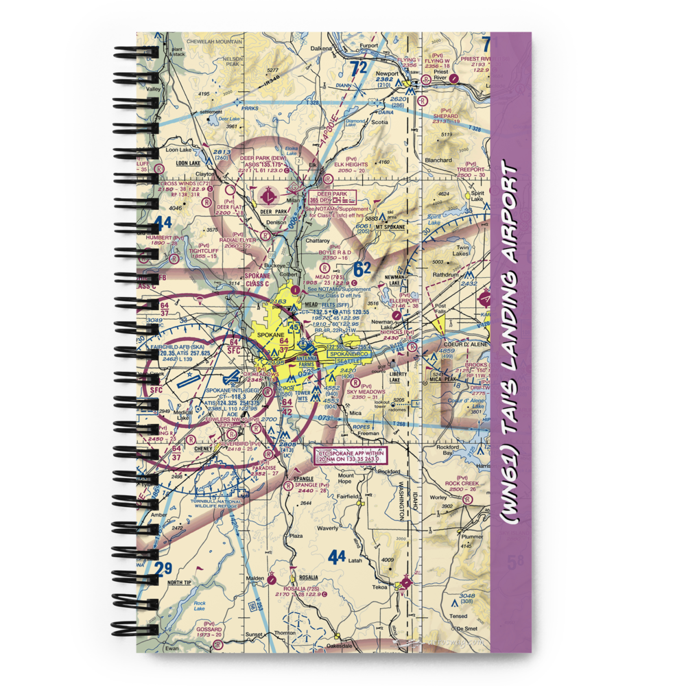 Tai's Landing Airport (WN61) VFR Sectional Notebook 