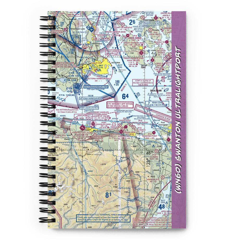 Swanton Ultralightport (WN60) VFR Sectional Notebook 