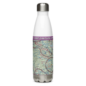 Three Castles Airpark (4D1) VFR Sectional Water Bottle