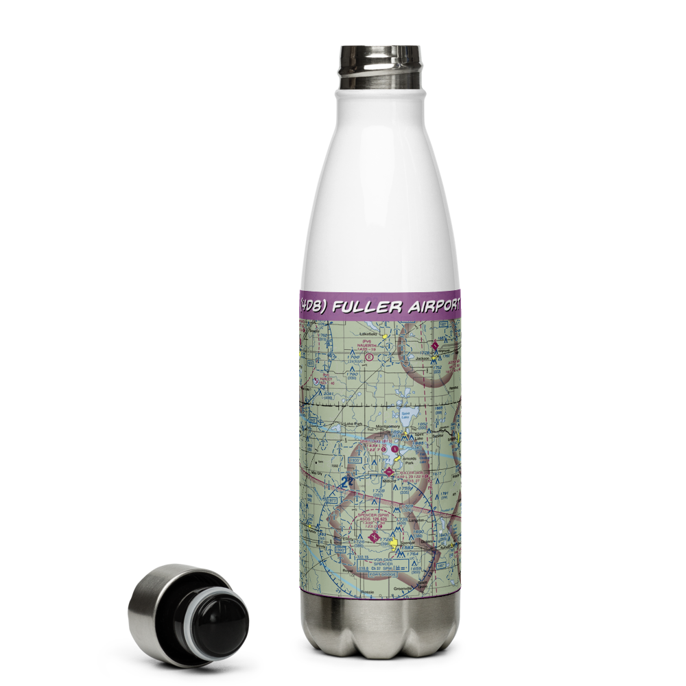 Fuller Airport (4D8) VFR Sectional Water Bottle 