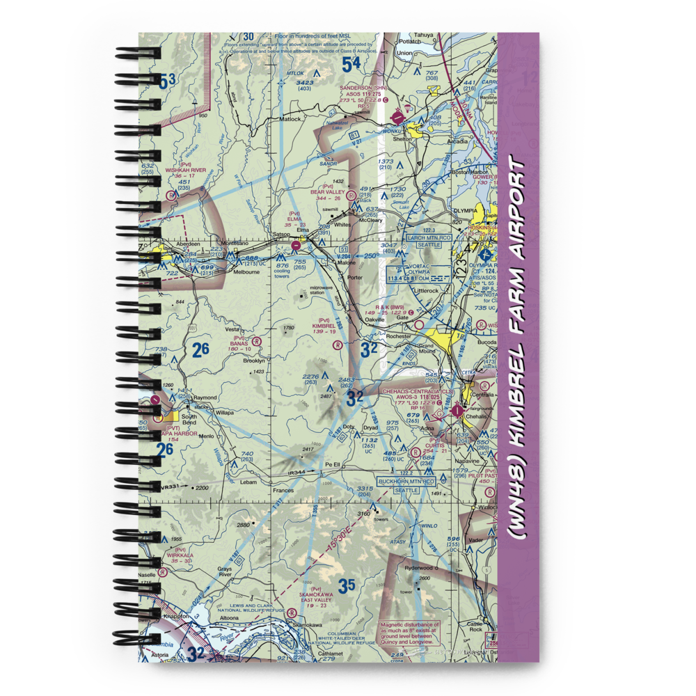 Kimbrel Farm Airport (WN48) VFR Sectional Notebook 