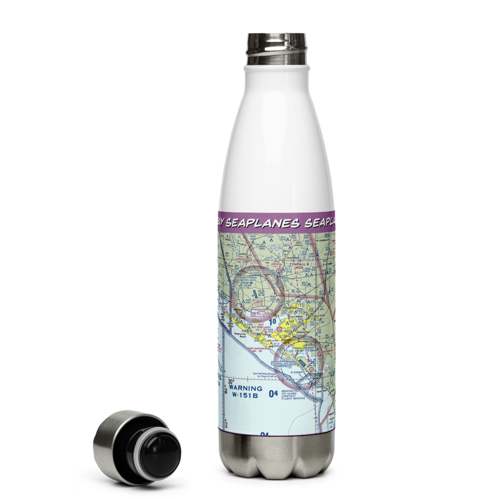 Bay Seaplanes Seaplane Base (4FD4) VFR Sectional Water Bottle 