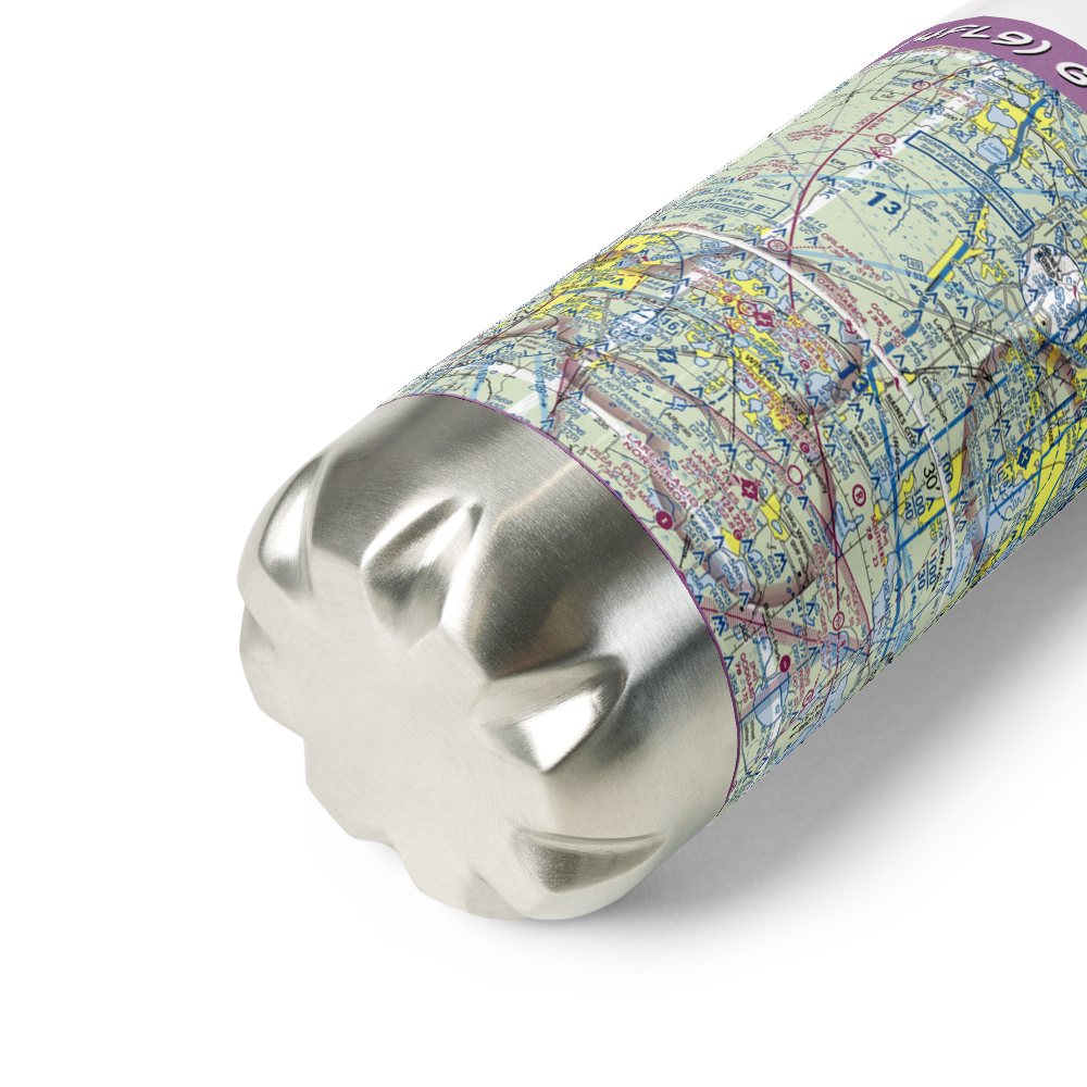 Gore Airport (4FL9) VFR Sectional Water Bottle 