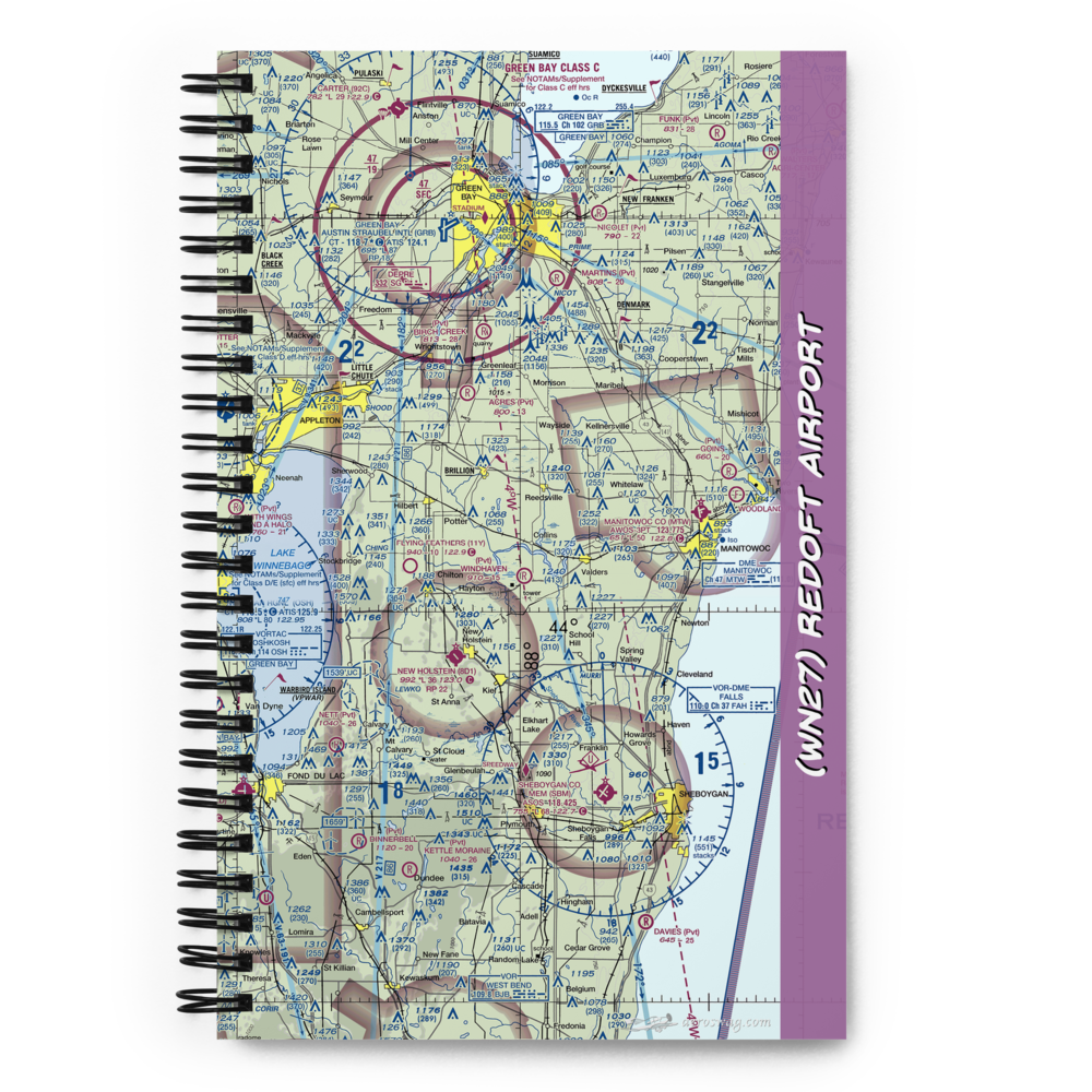 Redoft Airport (WN27) VFR Sectional Notebook 