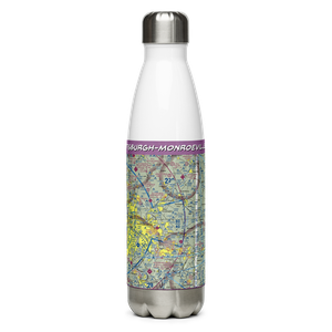 Pittsburgh-Monroeville Airport (15PA) VFR Sectional Water Bottle