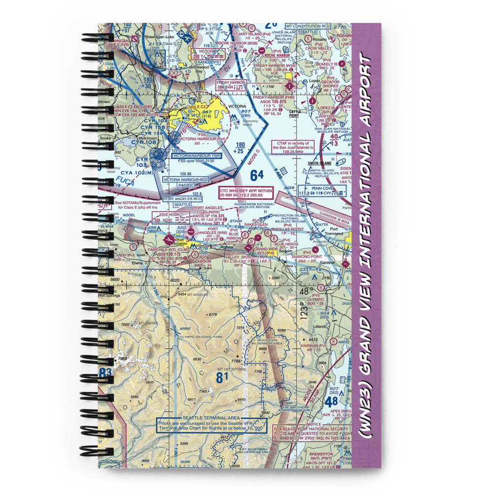 Grand View International Airport (WN23) VFR Sectional Notebook 