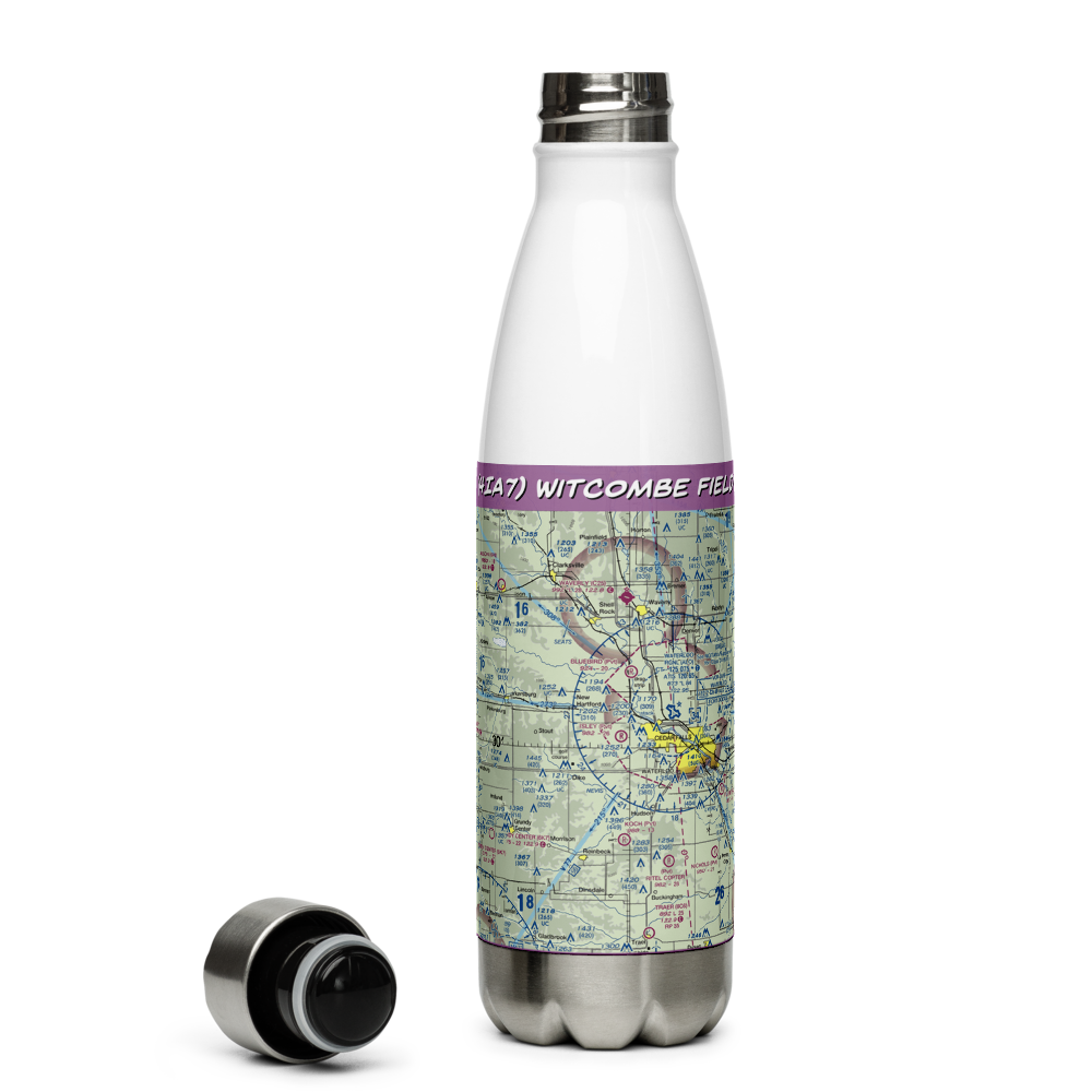 Witcombe Field (4IA7) VFR Sectional Water Bottle 