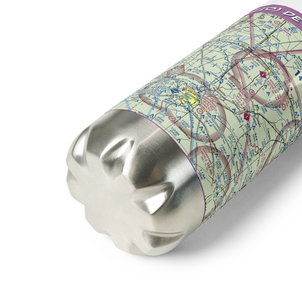 De Ford Airport (4II0) VFR Sectional Water Bottle 