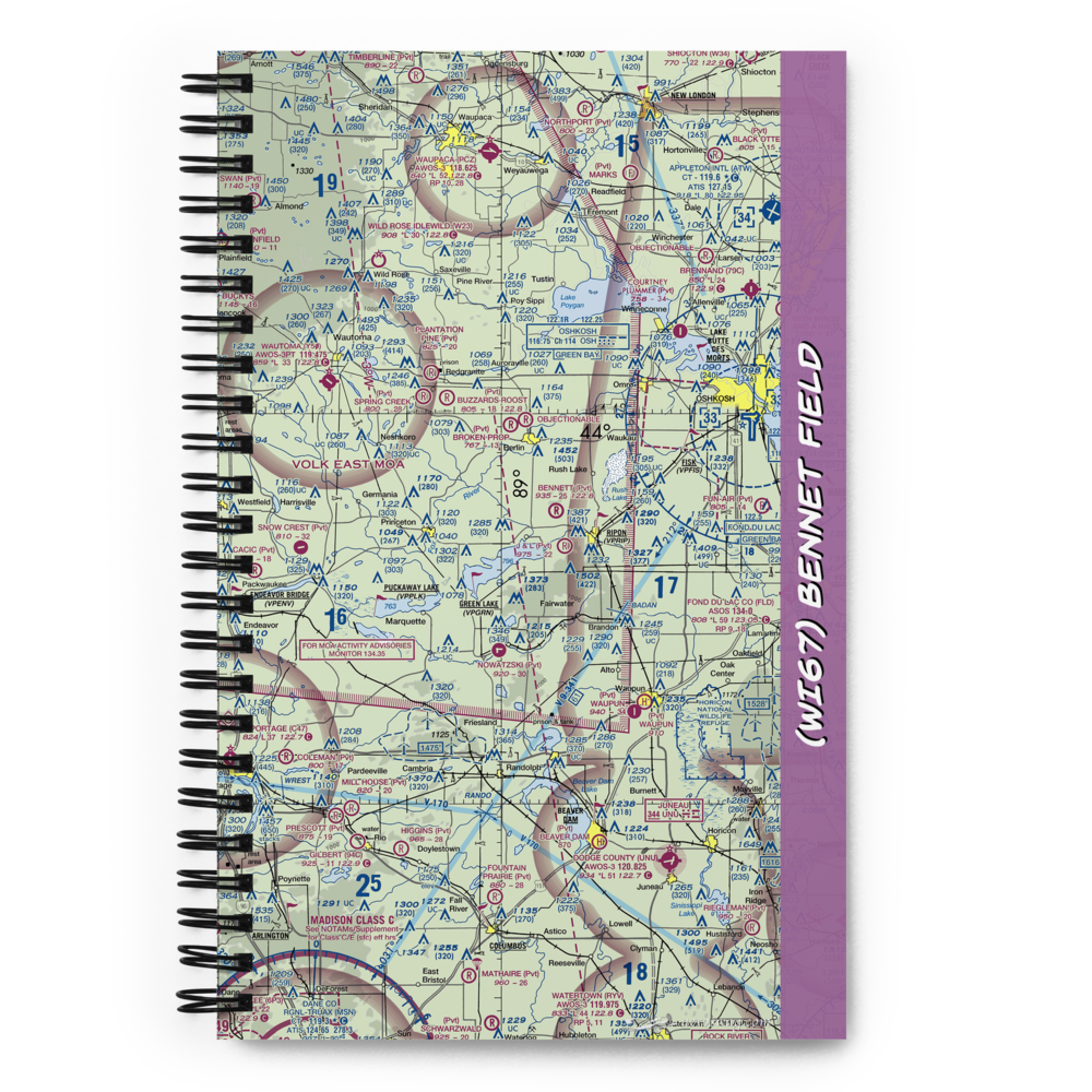 Bennet Field (WI67) VFR Sectional Notebook 