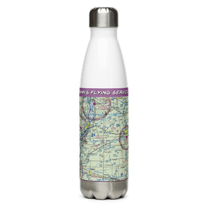 Frank's Flying Service Airport (4IL5) VFR Sectional Water Bottle