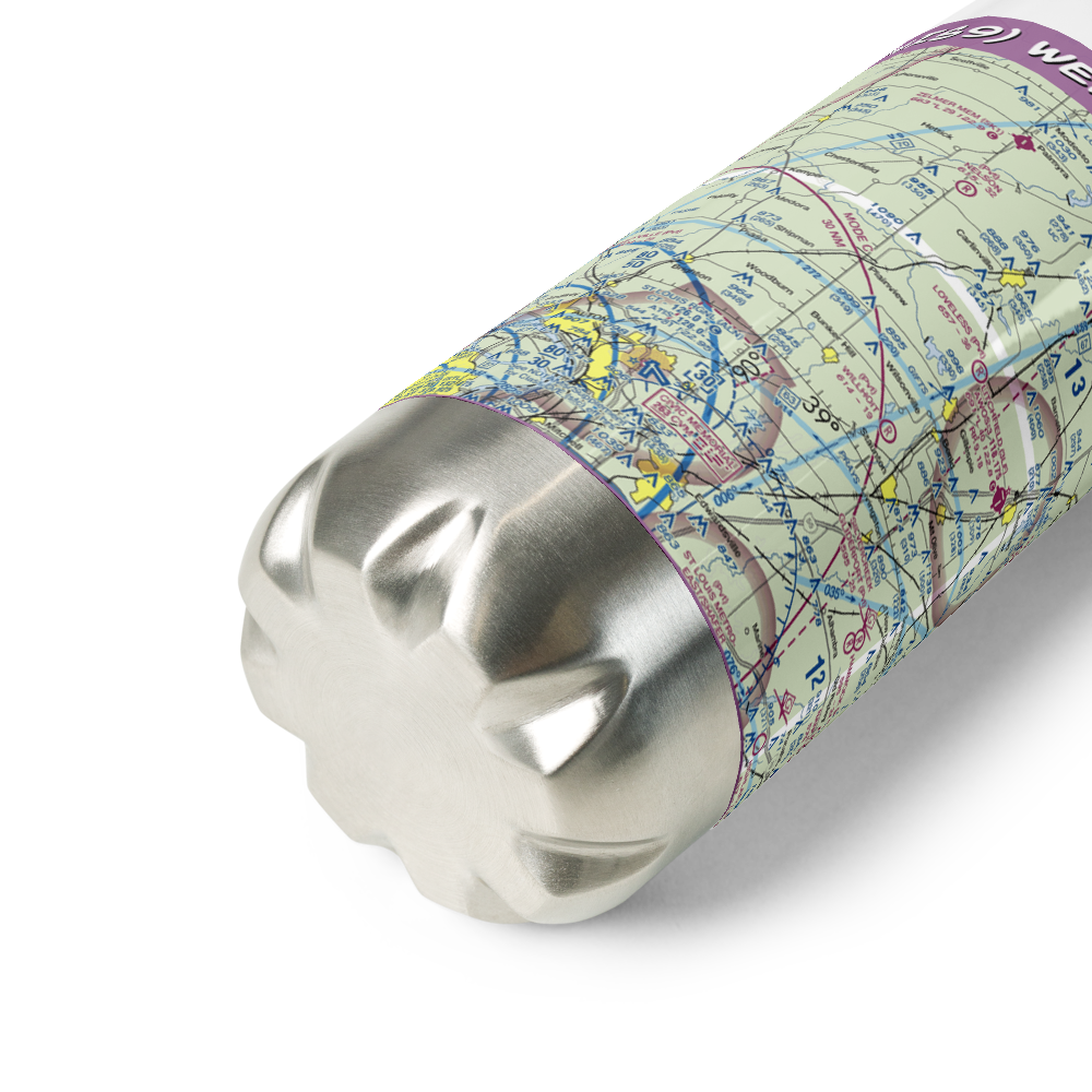 Weidner Airport (4IS9) VFR Sectional Water Bottle 